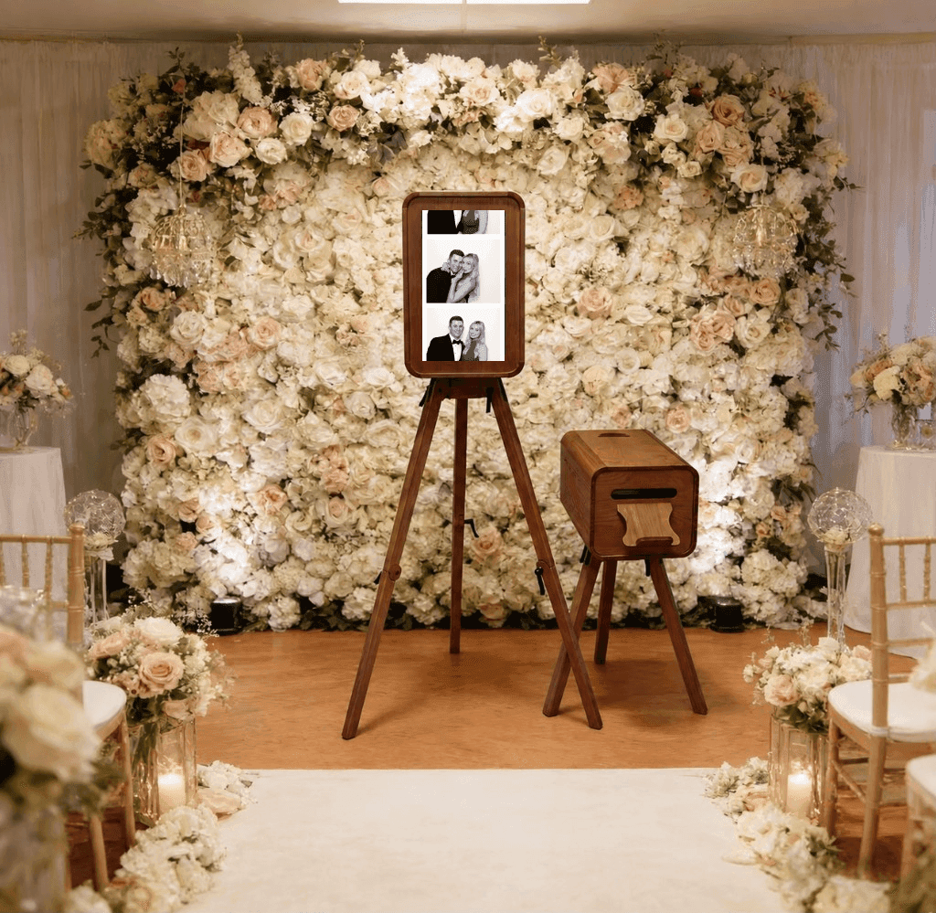 Booth setup at a luxury venue