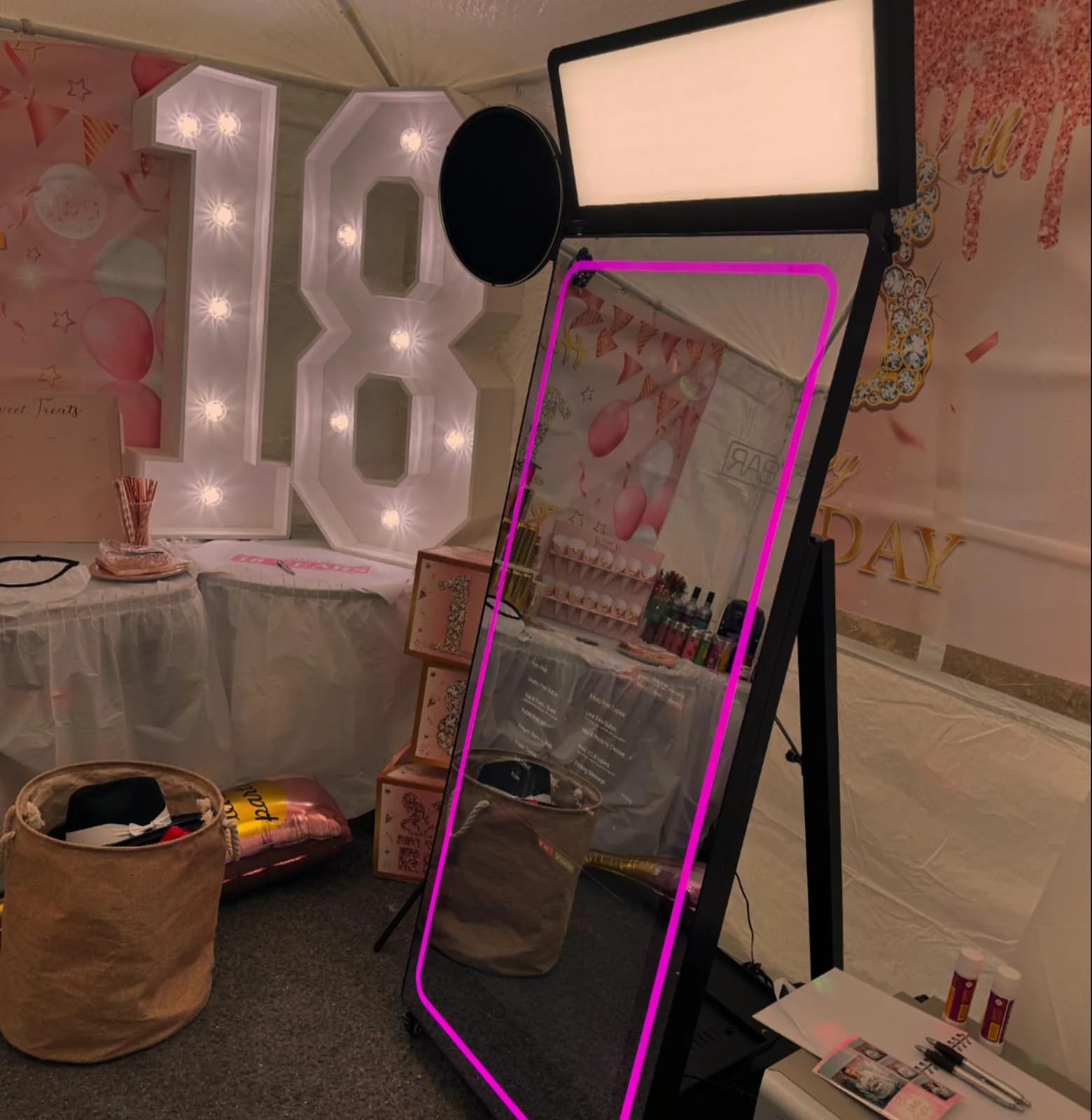 Magic Mirror — photo booth hire UK